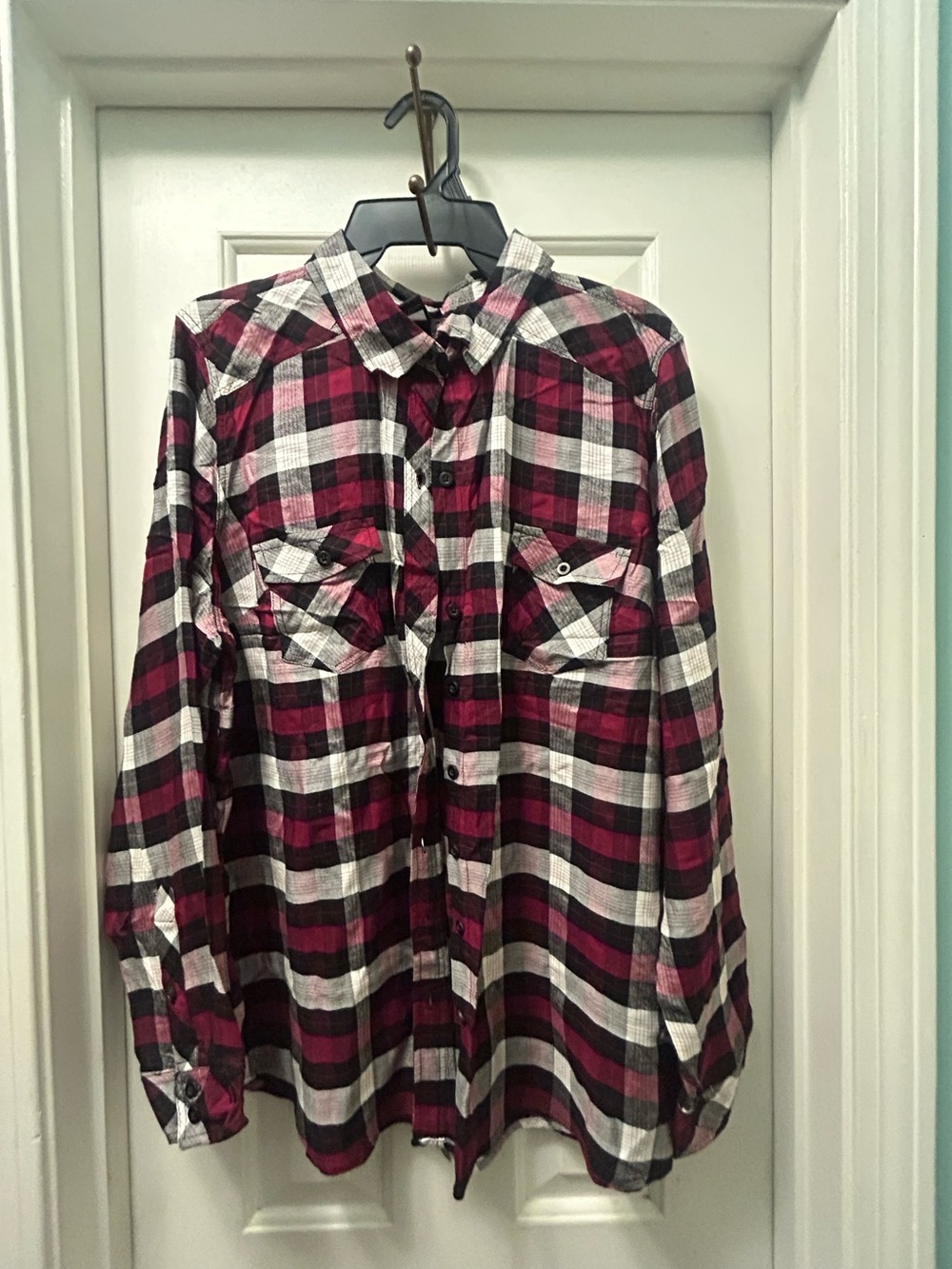 Torrid Plaid Button-Up Shirt